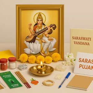 Saraswati Pujan Kit – Complete Worship Essentials for Vasant Panchami