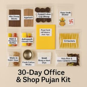 30-Day Office & Shop Pujan Kit – Daily Ritual Essentials for Business Prosperit