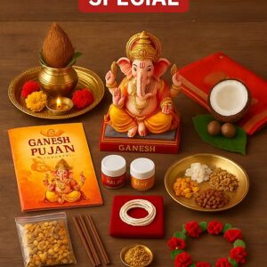 Ganesh Pujan Kit Special – Complete Devotional Set for Auspicious Beginnings